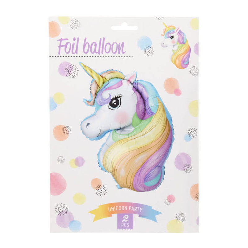 unicornio de globo de aluminio