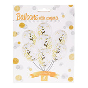 Palloncini con coriandoli dorati - afbeelding 2