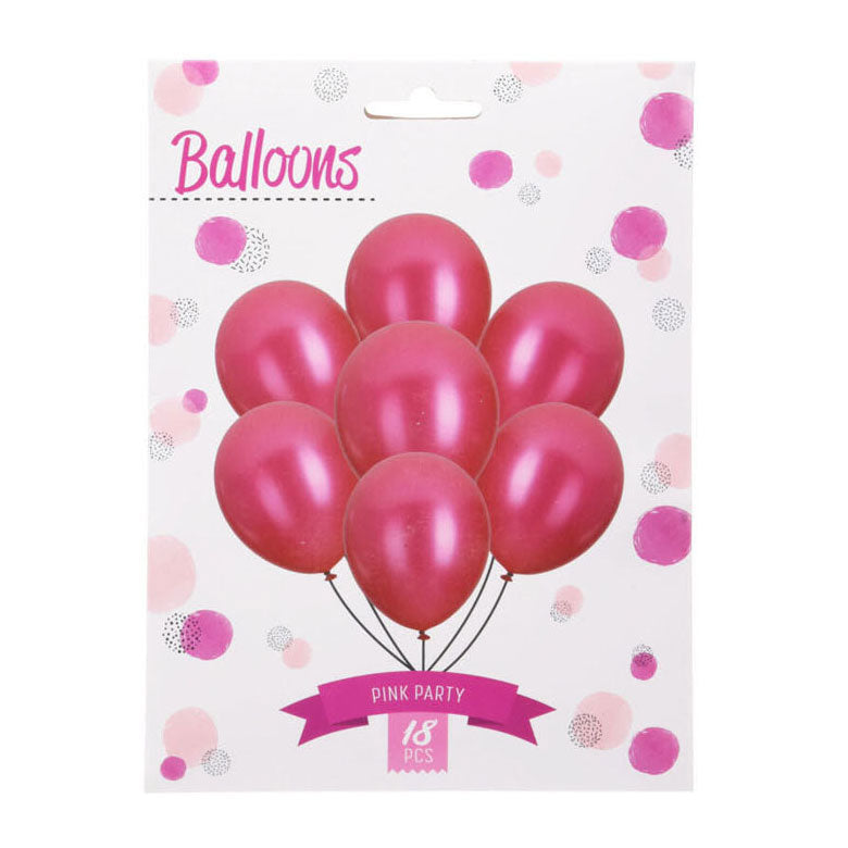 Globos de color rosa, 18º.