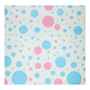 Papel de regalo Puntos rosas azules, 4mtr.