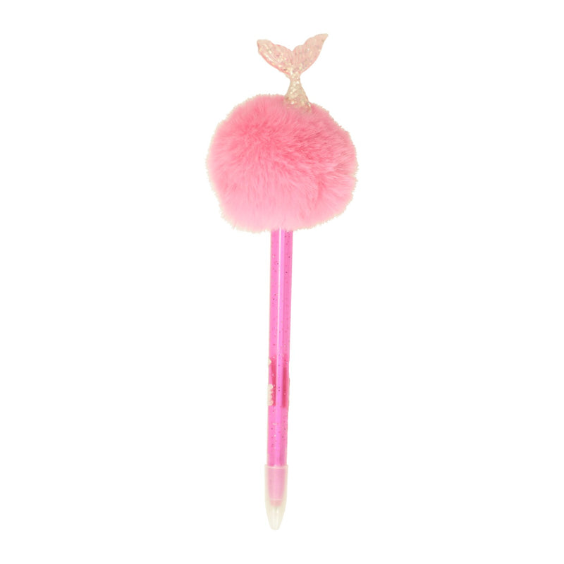 Sirenita de bolígrafo con Pompom