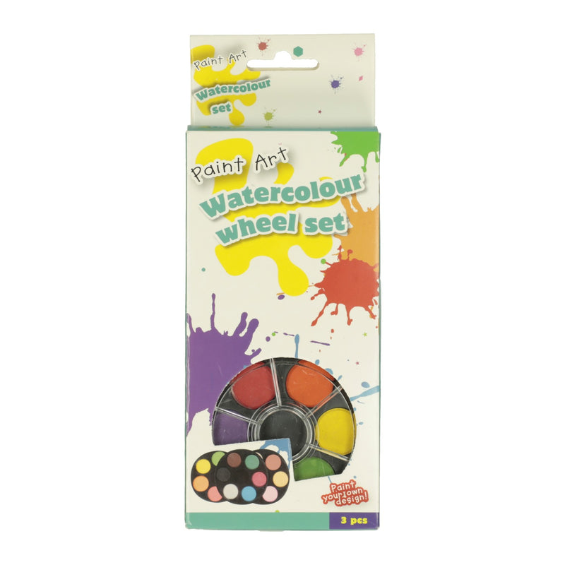 set di acquerelli, 18 colori