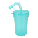 Koopman gekleurde drinkbekers speelgoed met rietje - set van 6 kunststof bekers. - afbeelding 3