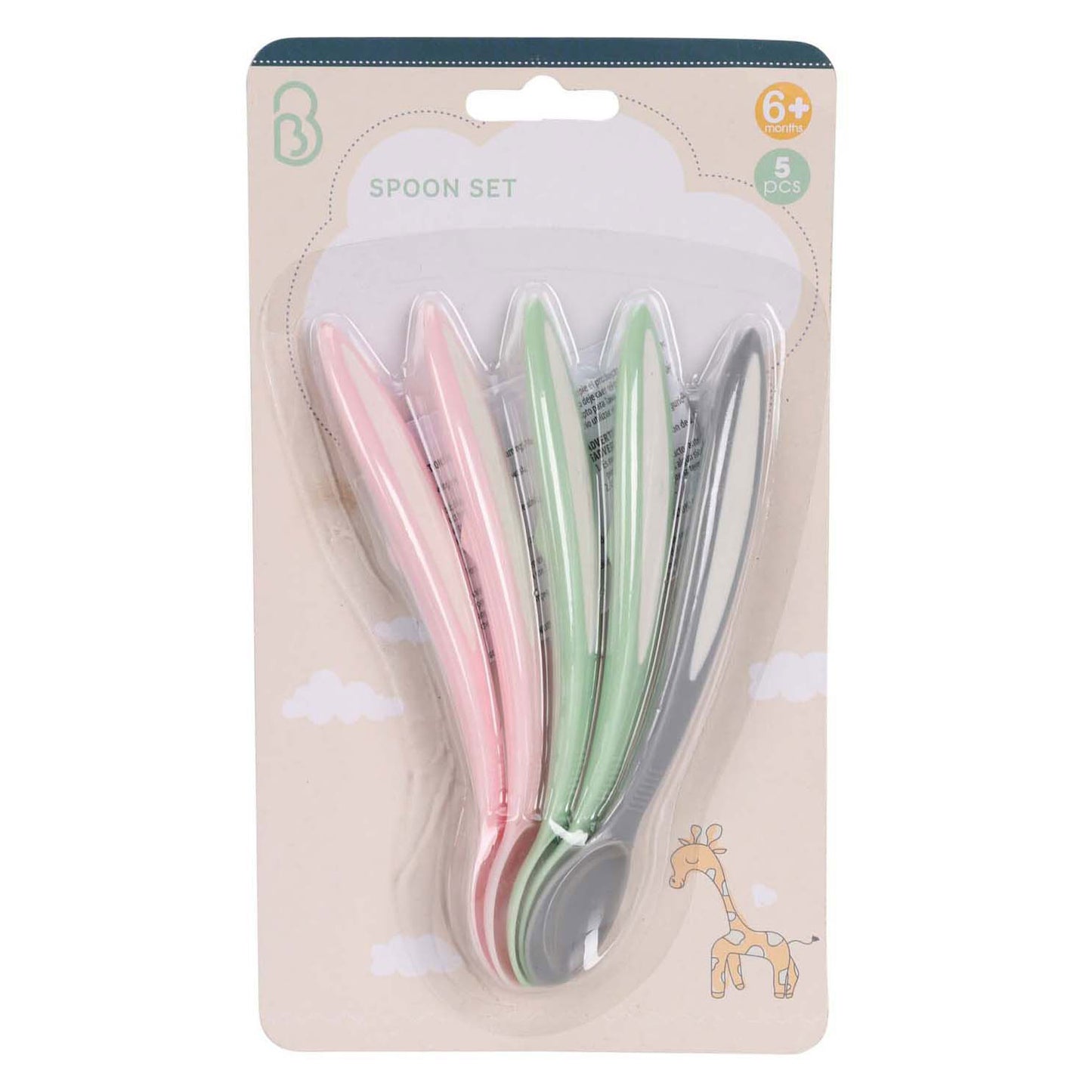 Set babylepels pastel, 5st.