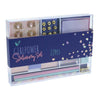 Stationery Set Gold Purple, 22dlg.