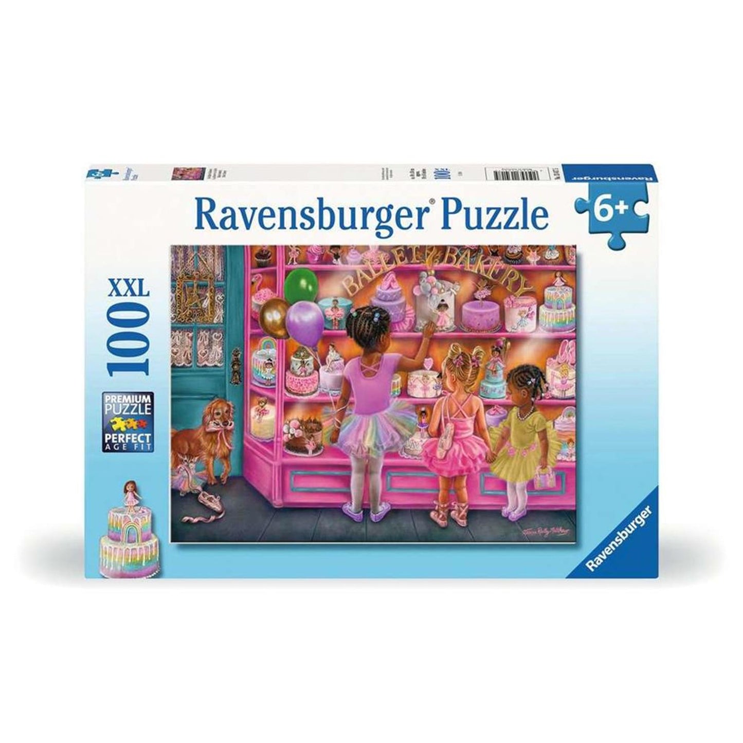 RAVENSBURGER JIGSAW Puzzle XXL Ballet e panetteria, 100 °.