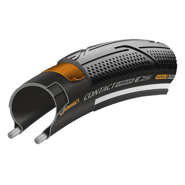 Continental Contact City Bike Band 700x37c Black