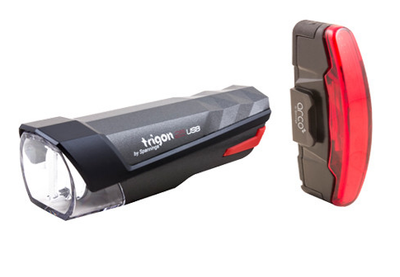 Spanninga Trigon 25 Set II delantero + USB trasero + BH29 999192