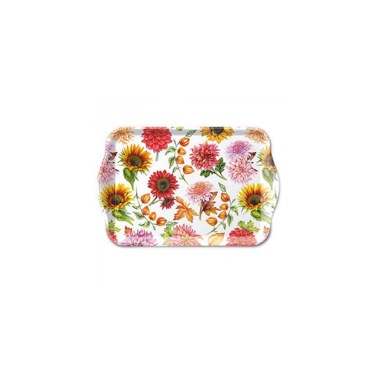 Vassoio Ambiente 13x21cm fioritura autunnale