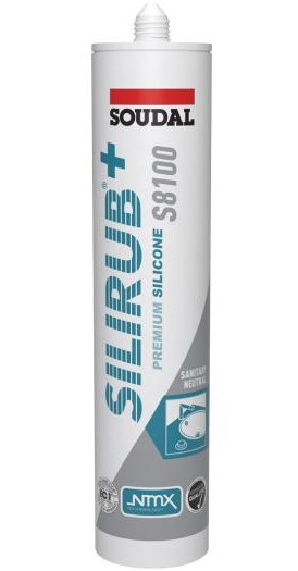 Soudal silirub+ s8100 neutro | kit idraulico | vecchio bianco | 300ml-137421