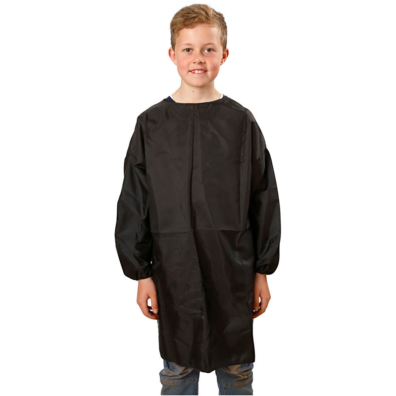 Bata de pintor, L. 81 cm, talla 7-12 años, negro, 1 pieza