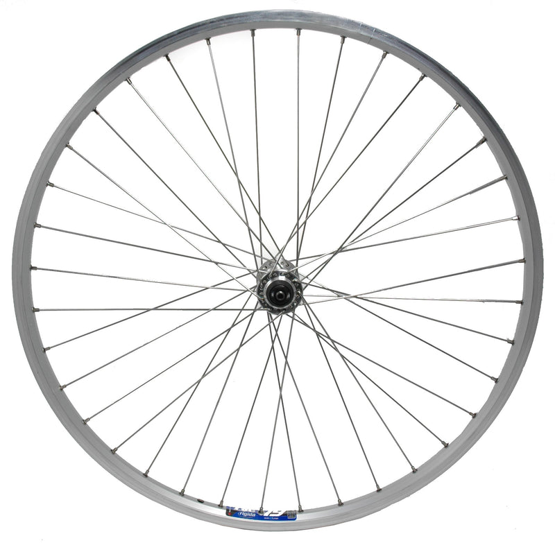 Ruota anteriore Shimano cordo 26 19-559 mozzo forcellino argento
