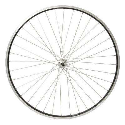 Shimano cordo rueda delantera 28 19-622 buje acero inoxidable radio negro