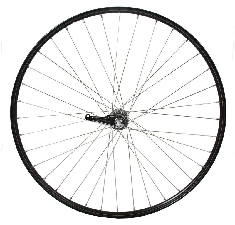Shimano cordo achterwiel 28 1 2 22-635 remnaaf rvs spaak zwart