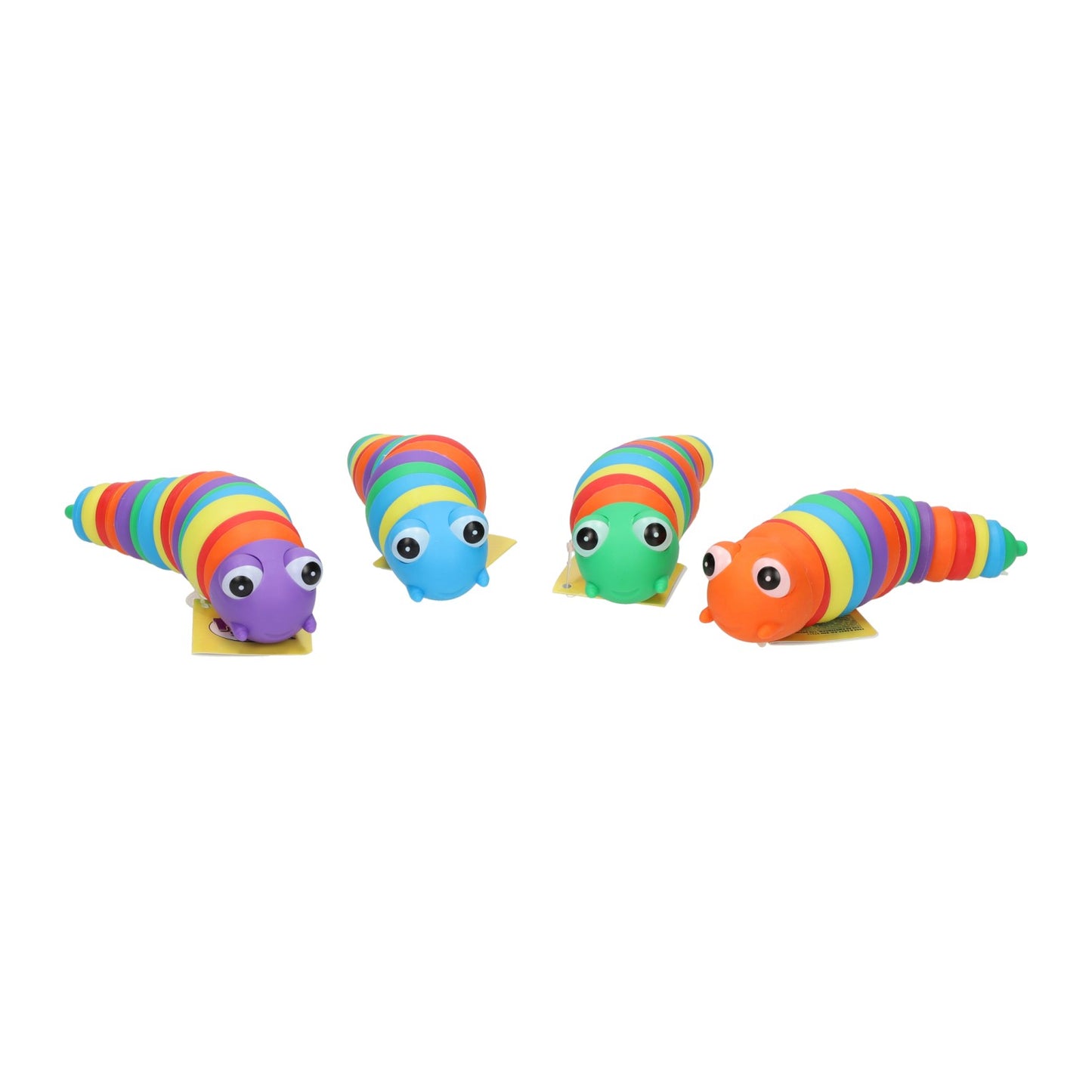 Toy caterpillar in rainbow colors - 18cm