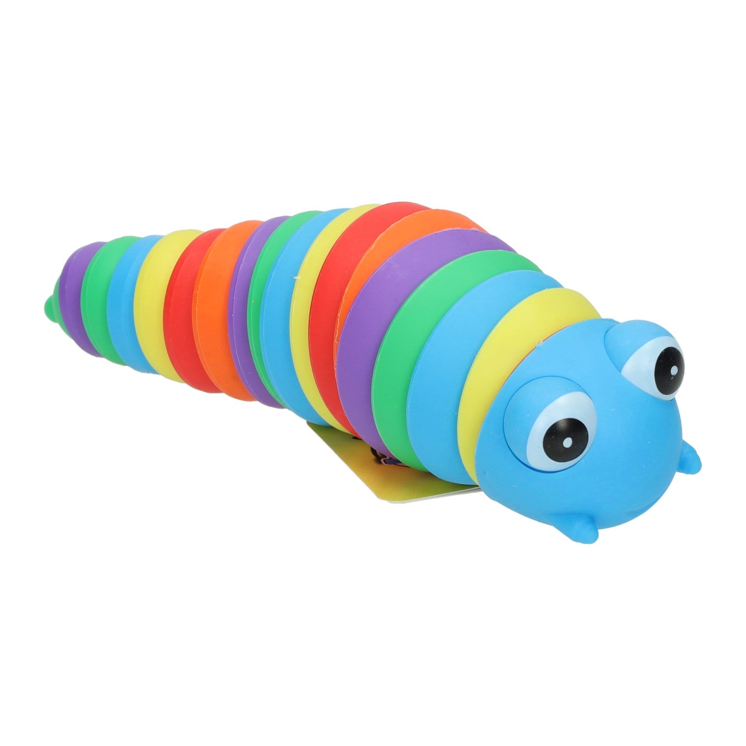 Toy caterpillar in rainbow colors - 18cm