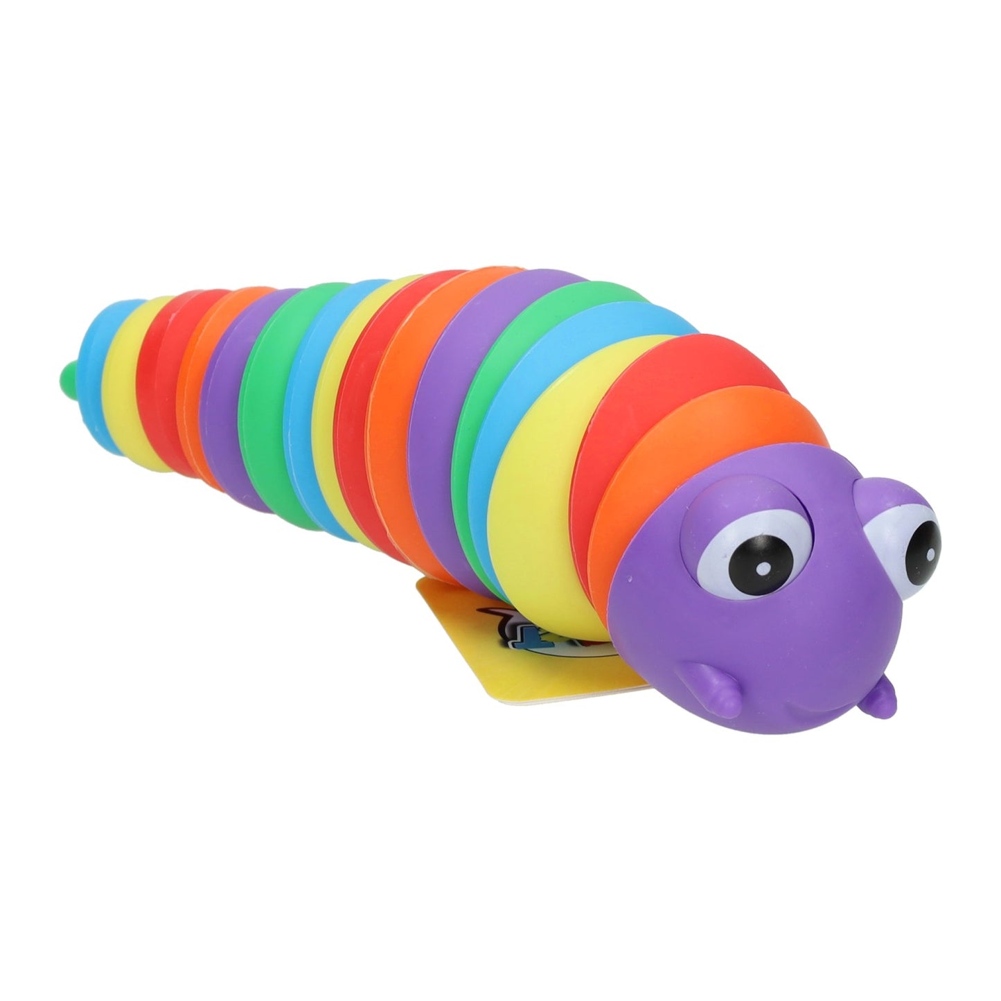 Toy caterpillar in rainbow colors - 18cm