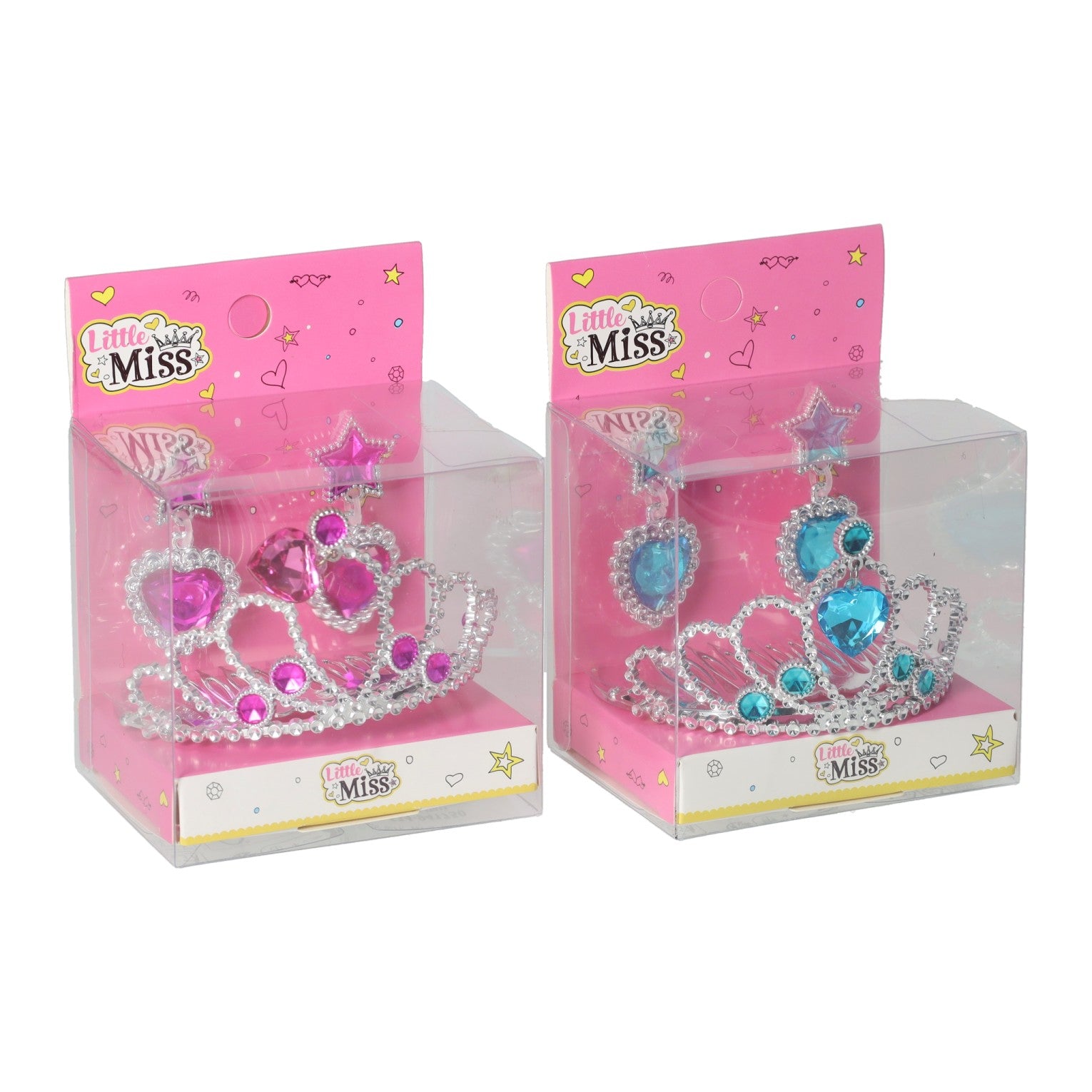 Set di accessori principessa, tiara e orecchini