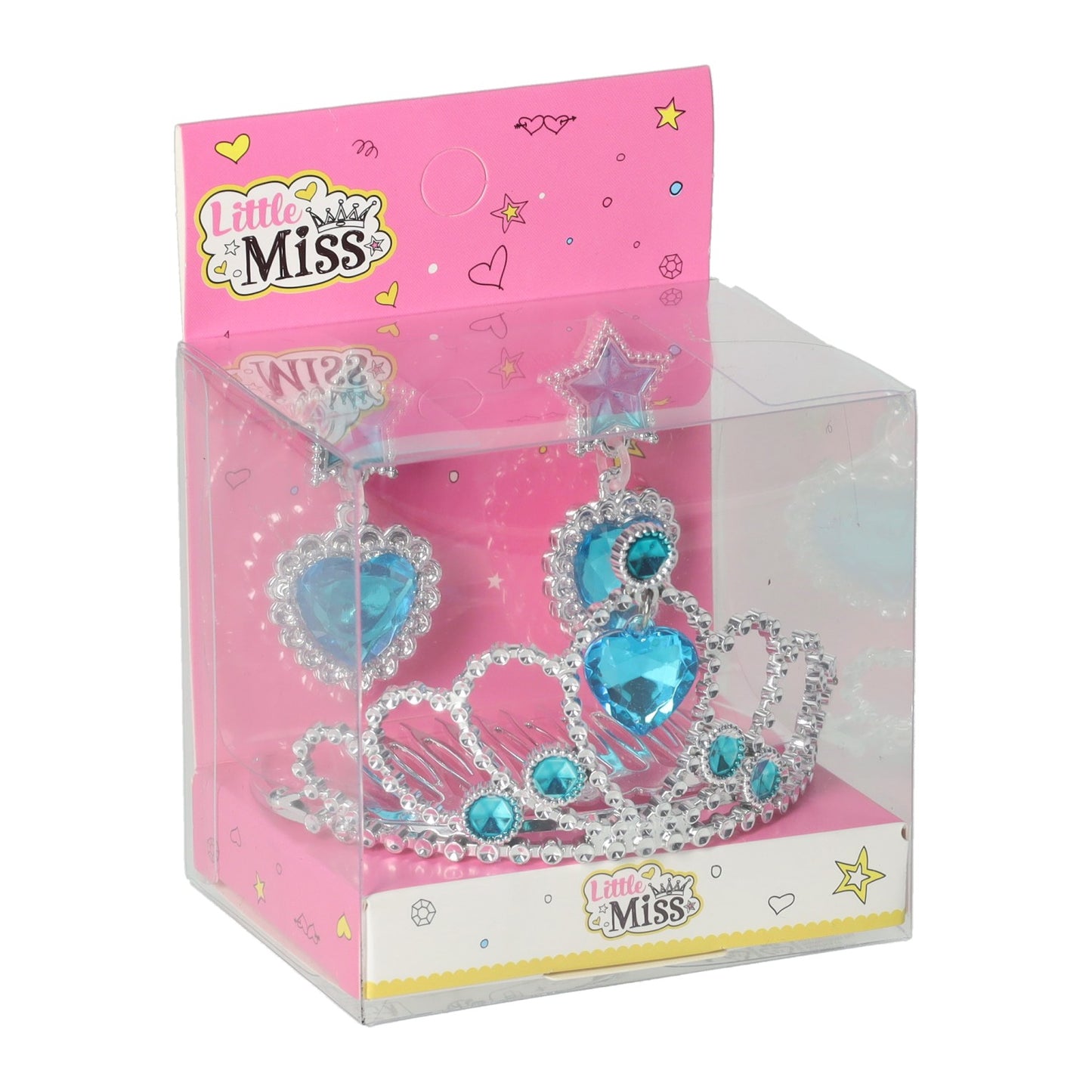 Set di accessori principessa, tiara e orecchini
