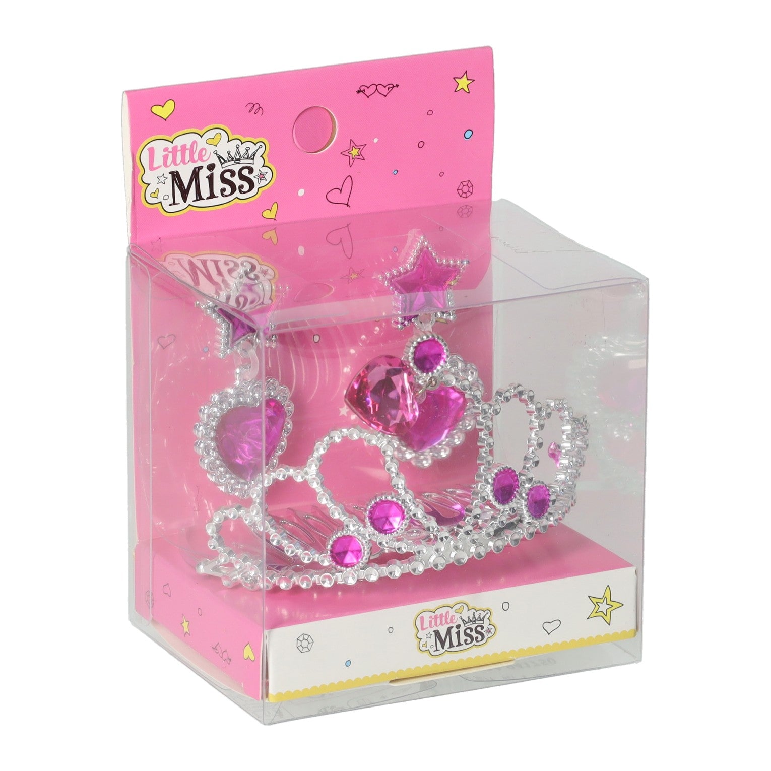 Set di accessori principessa, tiara e orecchini