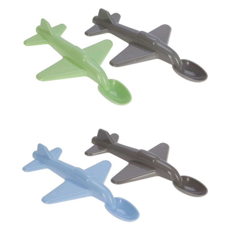 Set cucchiaini per bebè aeroplano - 2 pezzi.