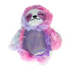 Luiaard knuffel met tie-dye effect