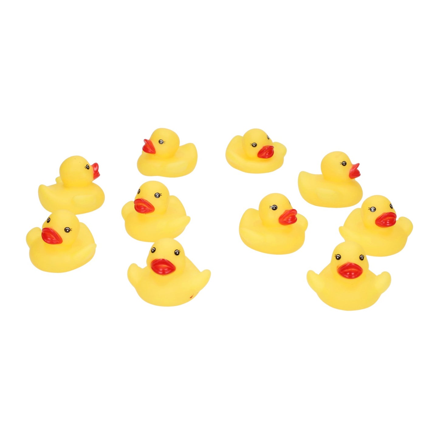 Patitos de goma 6x5,5x4cm - 10 uds.