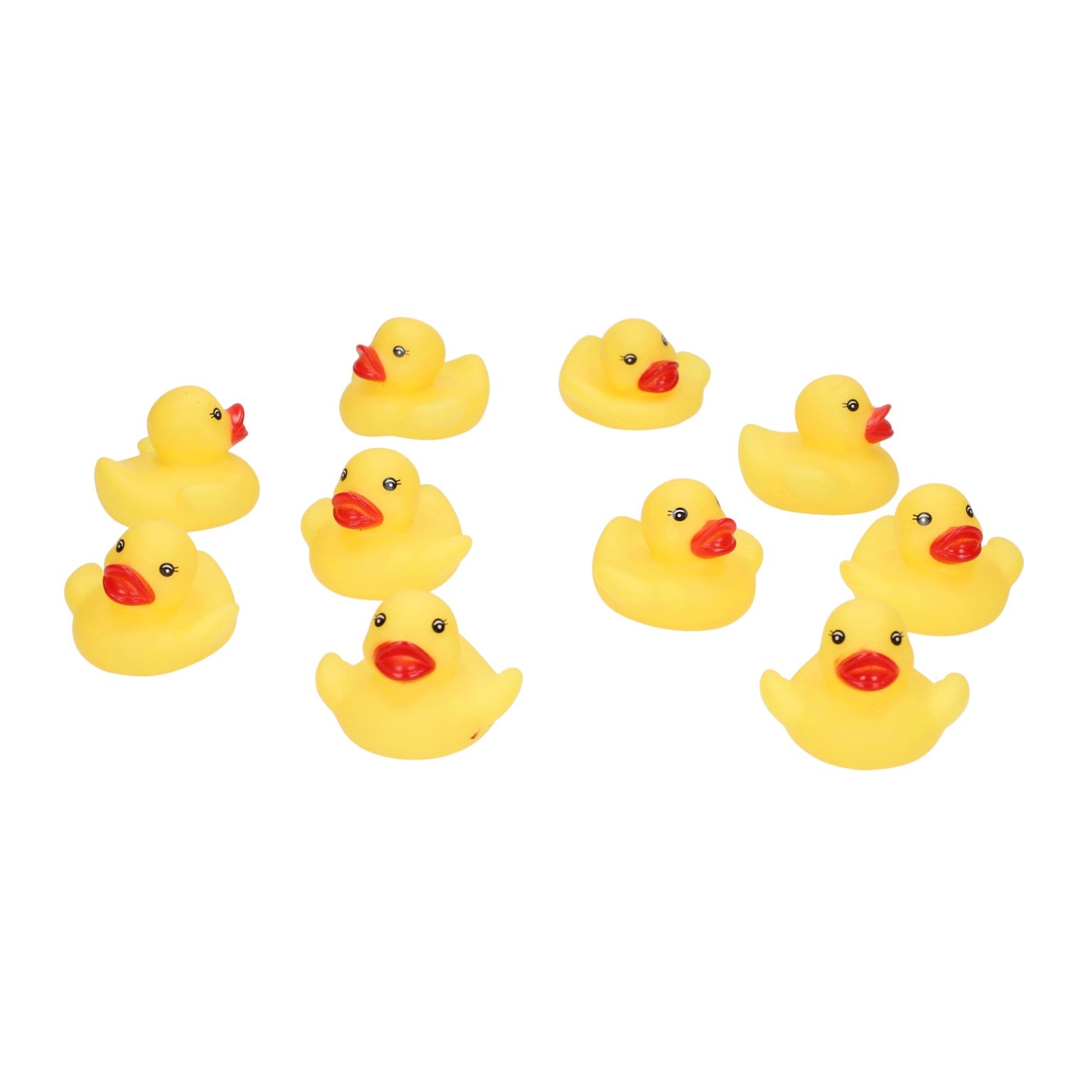 Patitos de goma 6x5,5x4cm - 10 uds.
