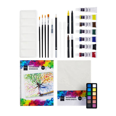 Set completo di pittura - 39 pezzi.