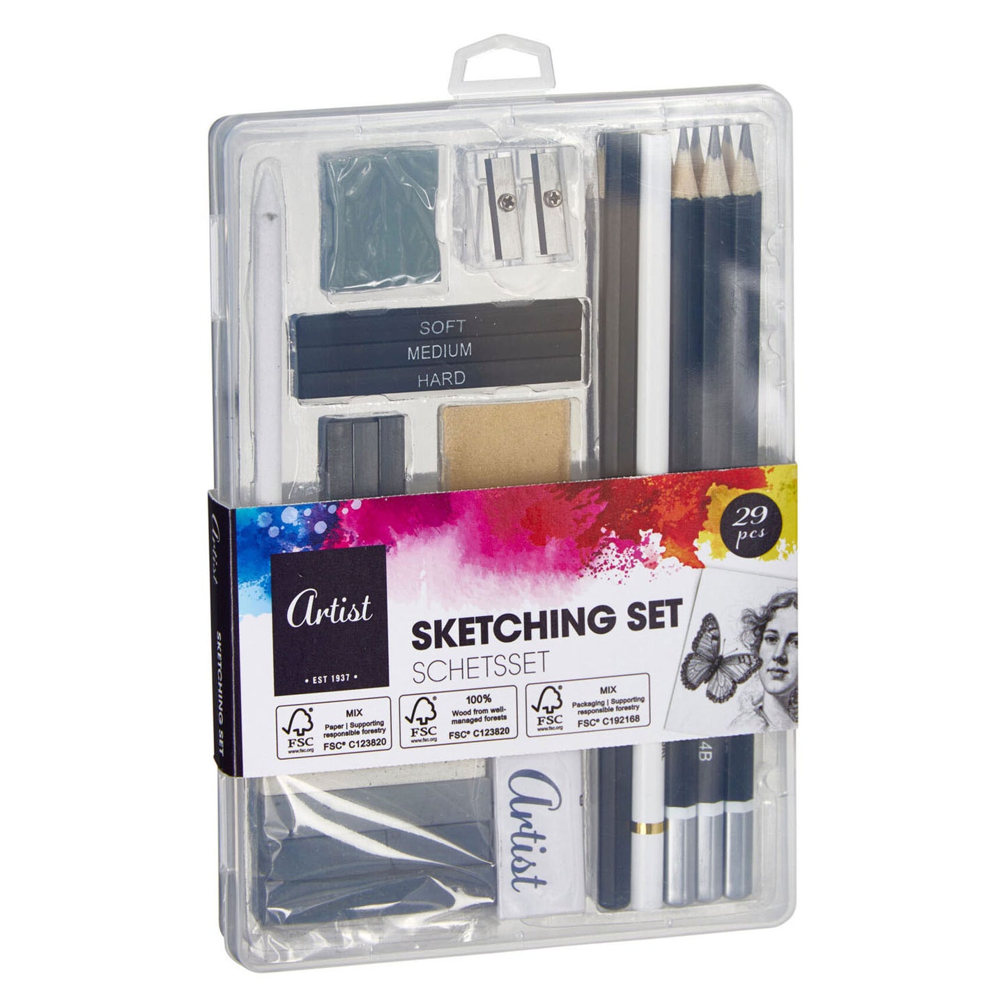 Set completo di schizzi - 29 pz.