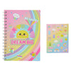 Allegro set di cancelleria - con quaderno e adesivi - 19 pz.