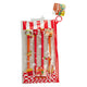 Set di penne gel fast food in astuccio, 4 pezzi
