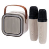 Set karaoke wireless con altoparlante e 2 microfoni