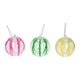 Drinking cup in ball shape with lid 500ml including straw