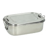 Lunchbox van rvs - 18x13x6,8cm