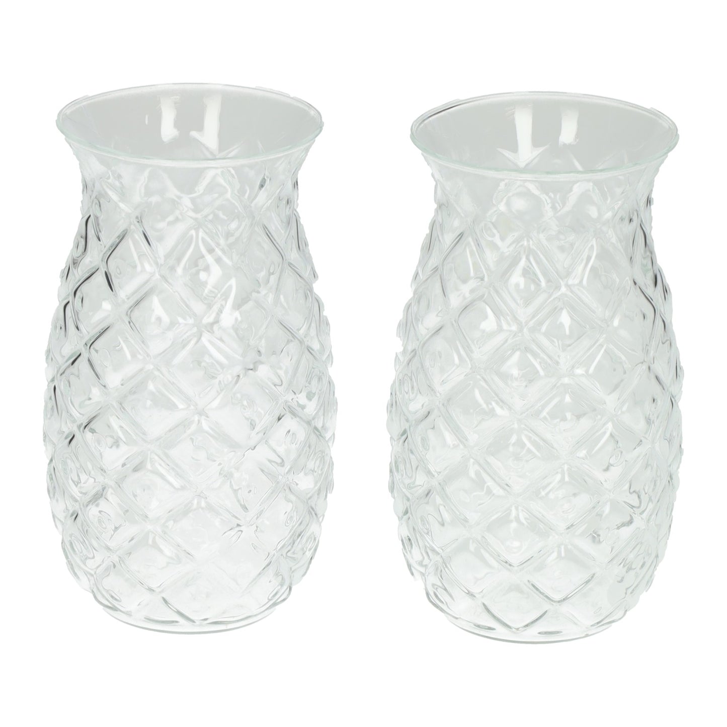 Juego de vasos con forma de piña 525ml - 2 uds.