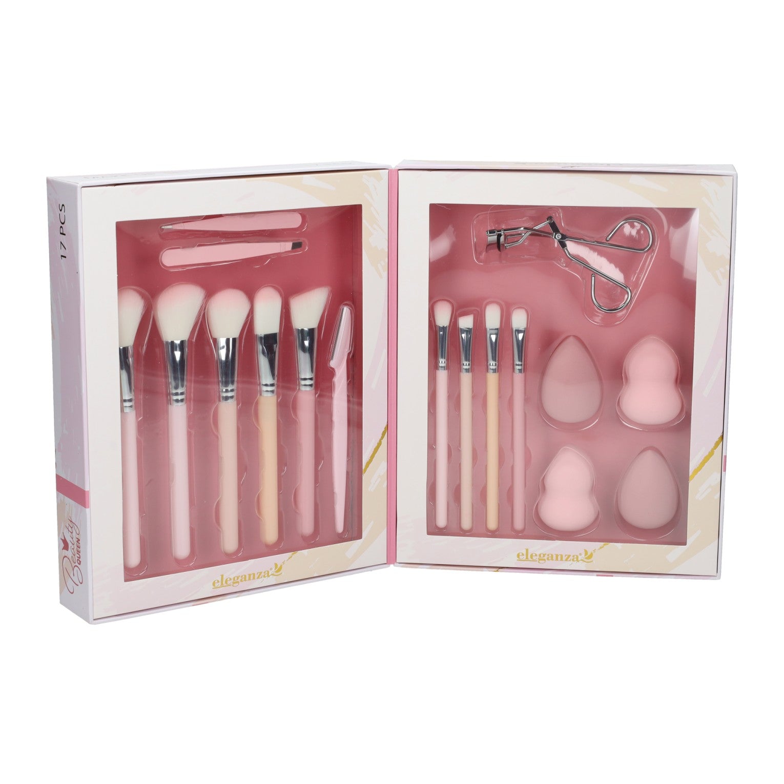 Set de maquillaje completo - 17 piezas.