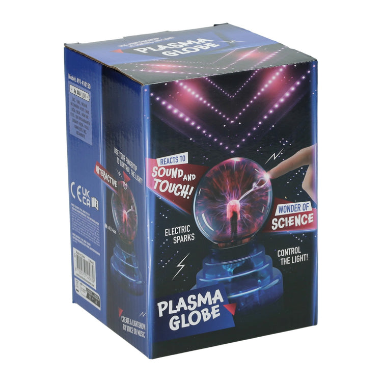 Sfera al plasma con luce