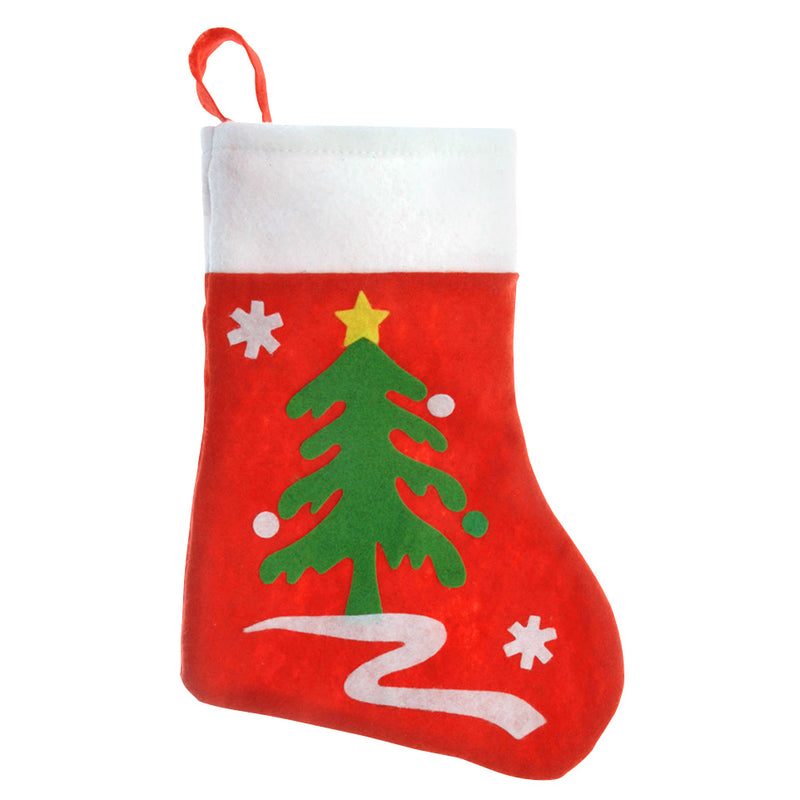 calcetín navideño sentido