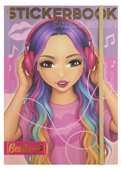 Creative craft group besties dress me up libro de pegatinas neón A4 - 10 hojas