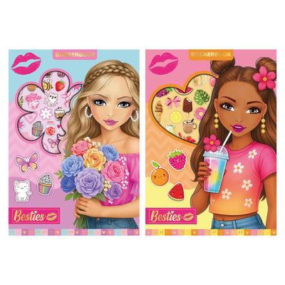 Libro di adesivi Besties neon A5 8 fogli