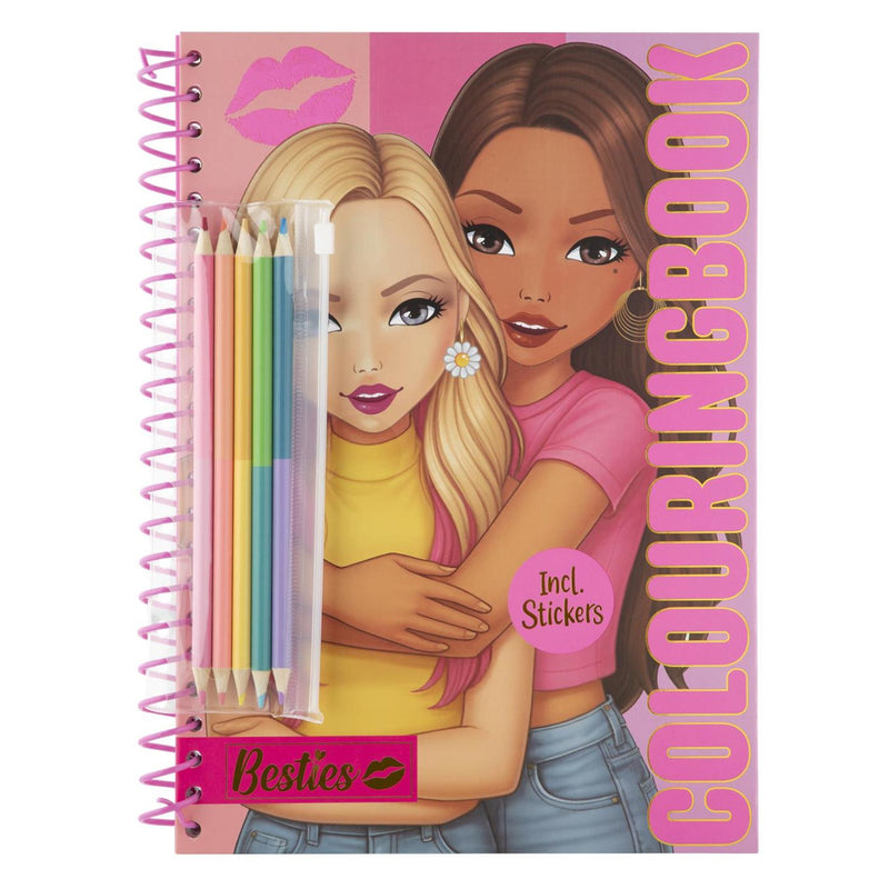 Libro para colorear Besties neón a4 30 hojas
