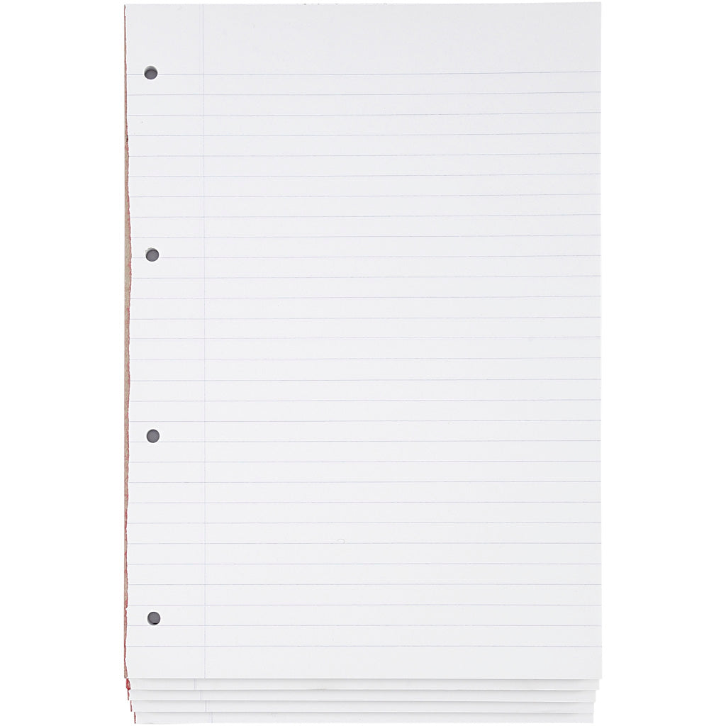 Blocco note a righe formato A4 21x29,7 cm 5 pezzi 1 scatola