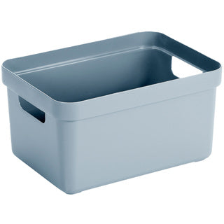 Sigma caja de almacenamiento para el hogar 13l azul 350x246x183mm | 3 piezas
