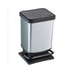 Rotho Rotho Paso Pedal Bin 20L Silver Metallic