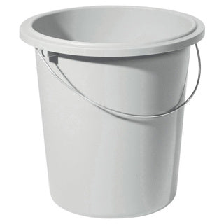 Cubo de curvor 10l gris claro