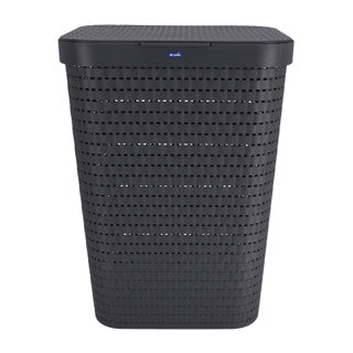 Rotho Rotho Country Laundry Basket 55L Antracite