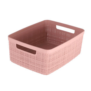 Curver Cesti di stoccaggio del juta S 5L Rose Dawn
