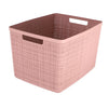 Curver jute opbergmand l 20l rose dawn | 2 stuks