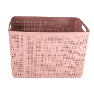 Curver jute opbergmand l 20l rose dawn | 2 stuks